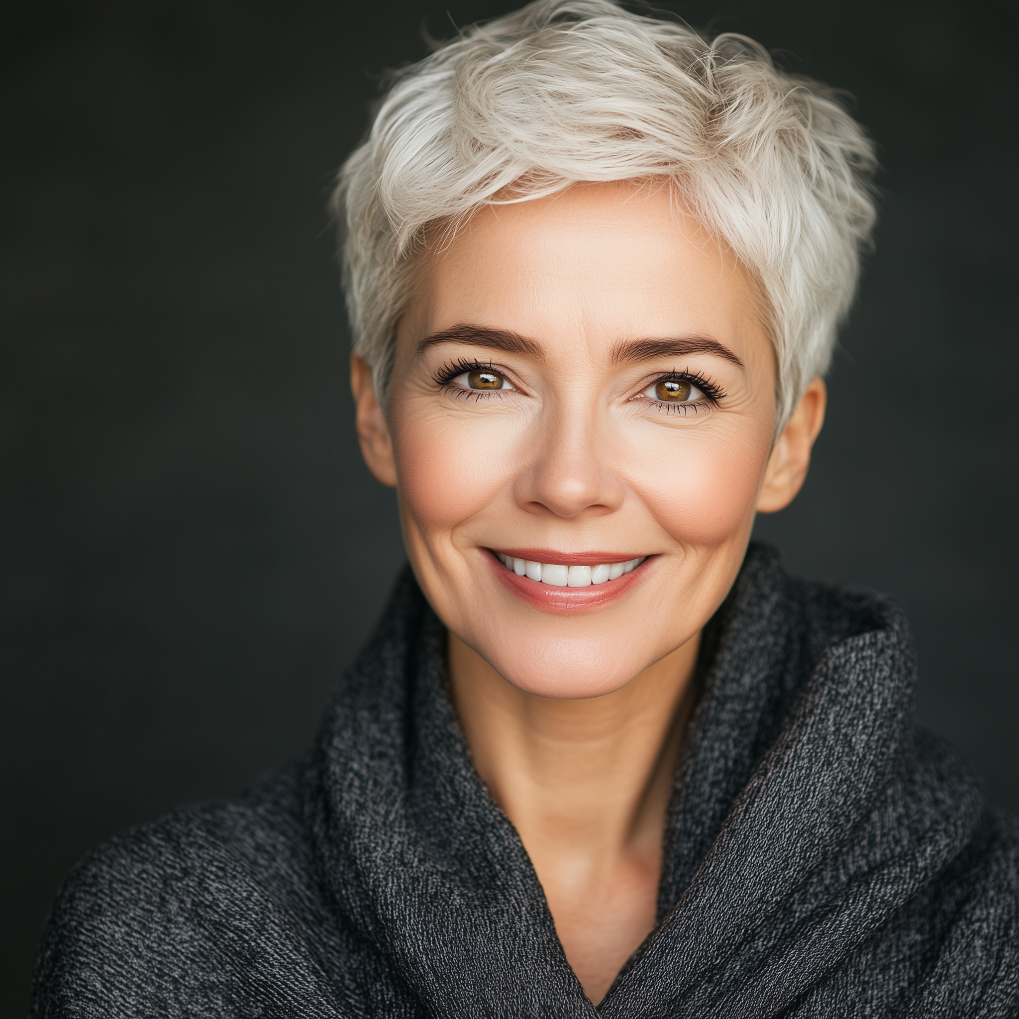 Porträt einer zufriedenen Patientin