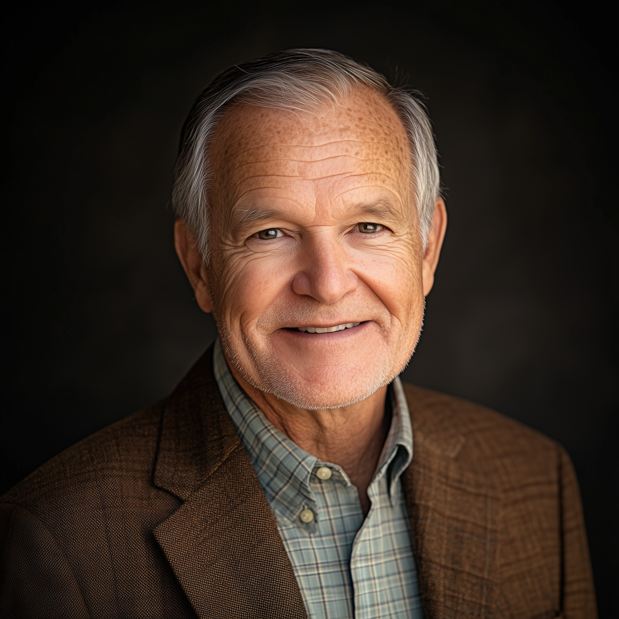 Porträt eines zufriedenen Patienten